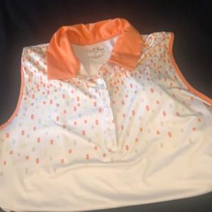 Women’s sleeveless golf shirt